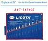 LICOTA 75° Double Head Metric Star Wrench Set (6-32mm)