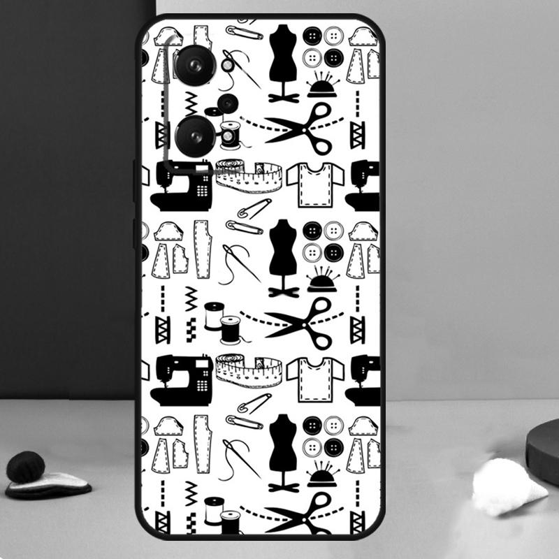 Sewing Scissors For Realme 11 10 12 13 14 Pro Plus GT 7 6 5 Pro GT 6T C67 C61 C53 C51 C21Y C25S C75 C55 Case