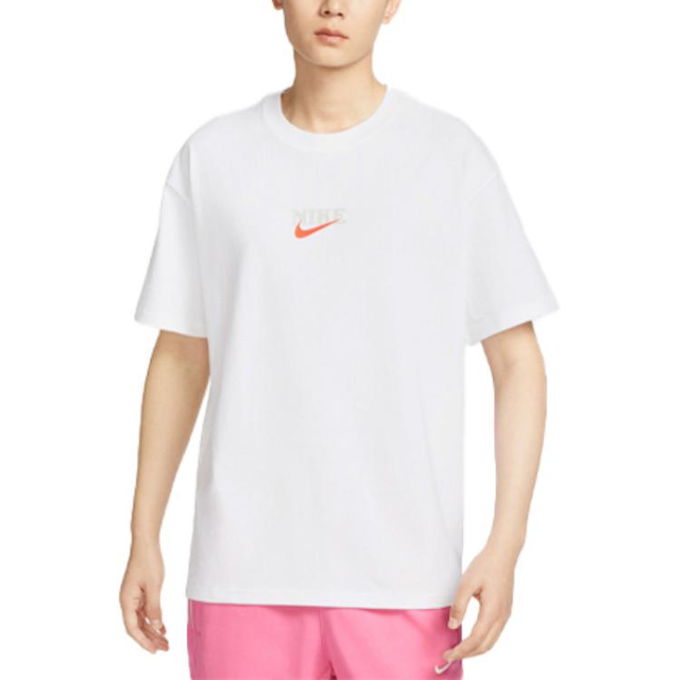 New Nike T Shirts Men's White FN3700-100