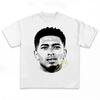 Vintage 2026 Bellingham Meditation Portrait Print Soft Cotton Unisex WoUnisex England Team Casual Short Sleeve Daily T-Shirt Clothes