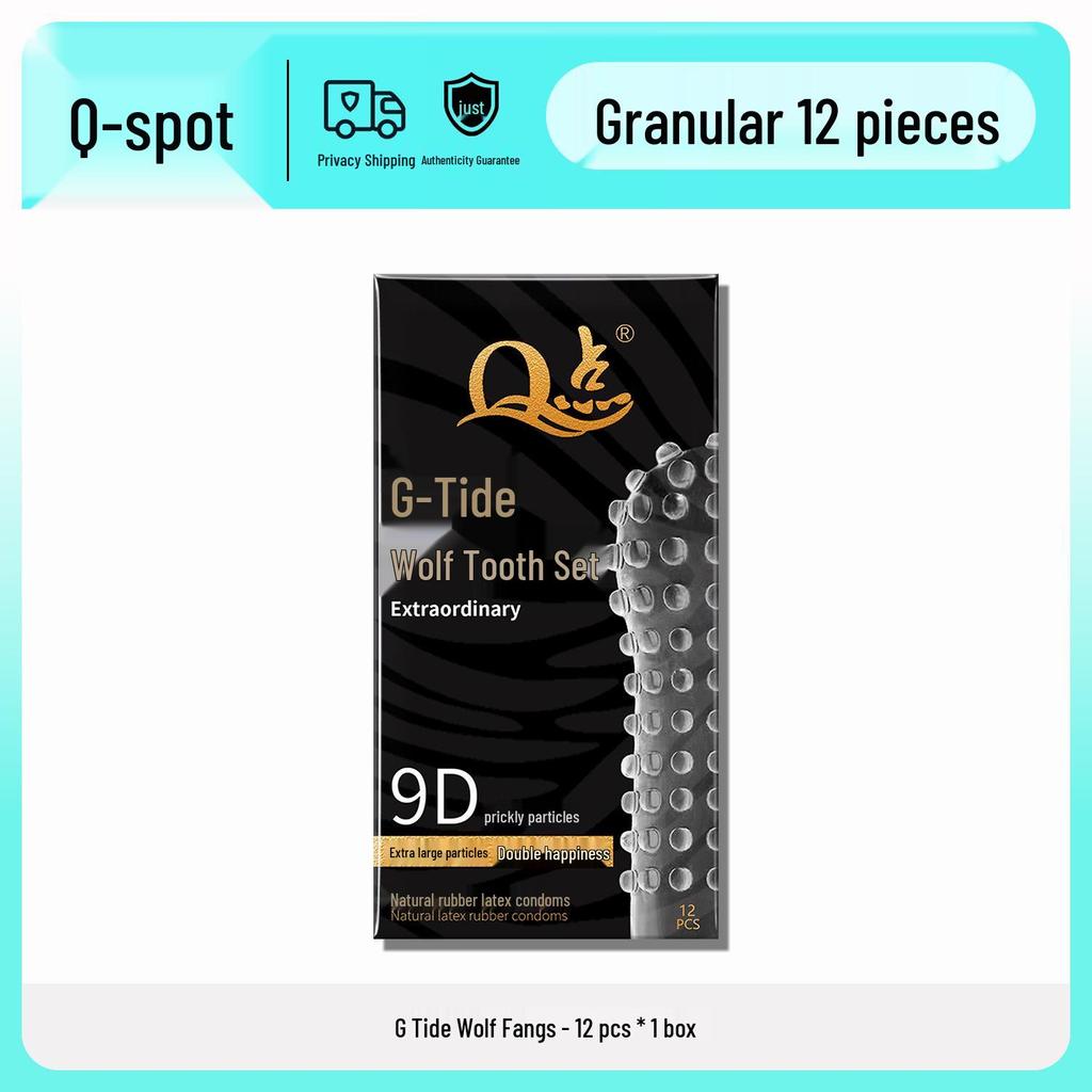 Q Point Ultra-Thin Lubricated Condoms - 10 Count Moisturizing & Safe for Adult Family Planning