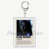 The Vampire Diaries TV Keychain for Accessories Bag Rectangle Pendant Key Chain Ring Damon Elena Stefan Keychains Jewelry Gift