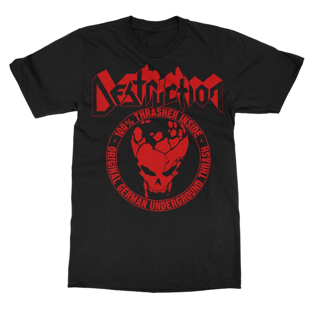 Destruction Diabolical Tour Band TShirt Cotton Graphic Tee Unisex Women Summer Streetwear Top