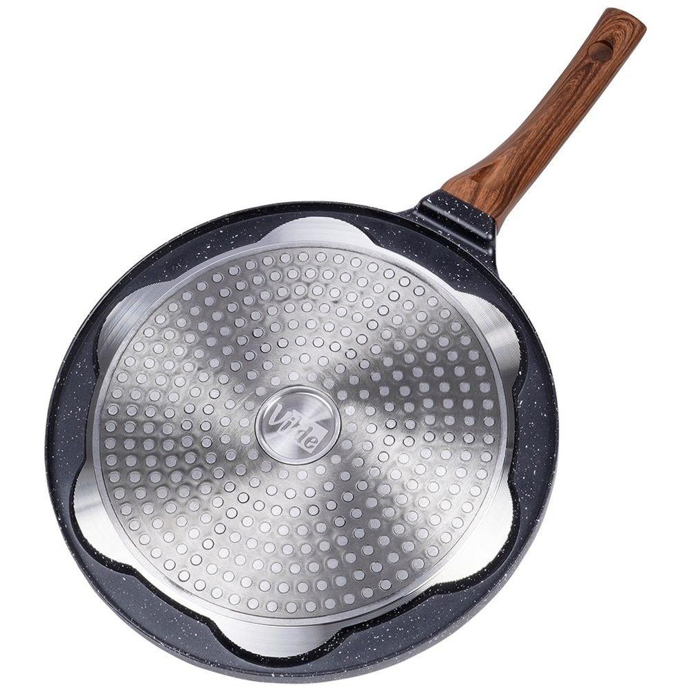 Granite egg pan with 4 holes BLACK&WOOD 26 cm