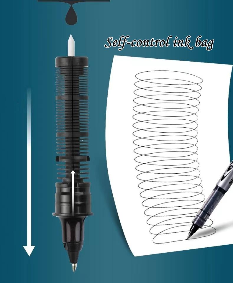 3/6 buc. stilou cu bilă rulou lichid direct 0,5 mm glonț business high special Student examen scris pixuri gel birou școală