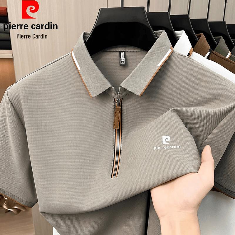 Pierre Cardin Men's Summer Half-Zip Polo Shirt