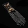 Fringe Rivet Tassel Epaulet Shoulder Boards Badge Costume