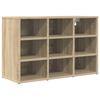 Shoe Cabinet 77.5 X 30 X 51 Cm Engineered Wood Sonoma Oak