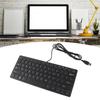 USB-Tastatur mit Kabel 78 Tasten   Dünn   Tragbar   Rutschfest   Tastatur für Laptops Desktops