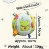 Pet soccer bell dog toy ball for dogs to entertain themselves, relieve boredom, chew, with plush leather ball pet toy