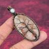 Tree Of Life Sunstone Gemstone Pendant Copper Wire Wrapped Moonstone Jewelry