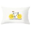 Yellow Geometric Living Room Bedroom Office Pillowcase Rectangular Cushion Cover Home Decor