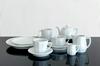 Nankai Tsusho F.O.B. COOP Cafe Teapot, White, Size Approx. 16.5 X H10.5 Cm, 0748-007