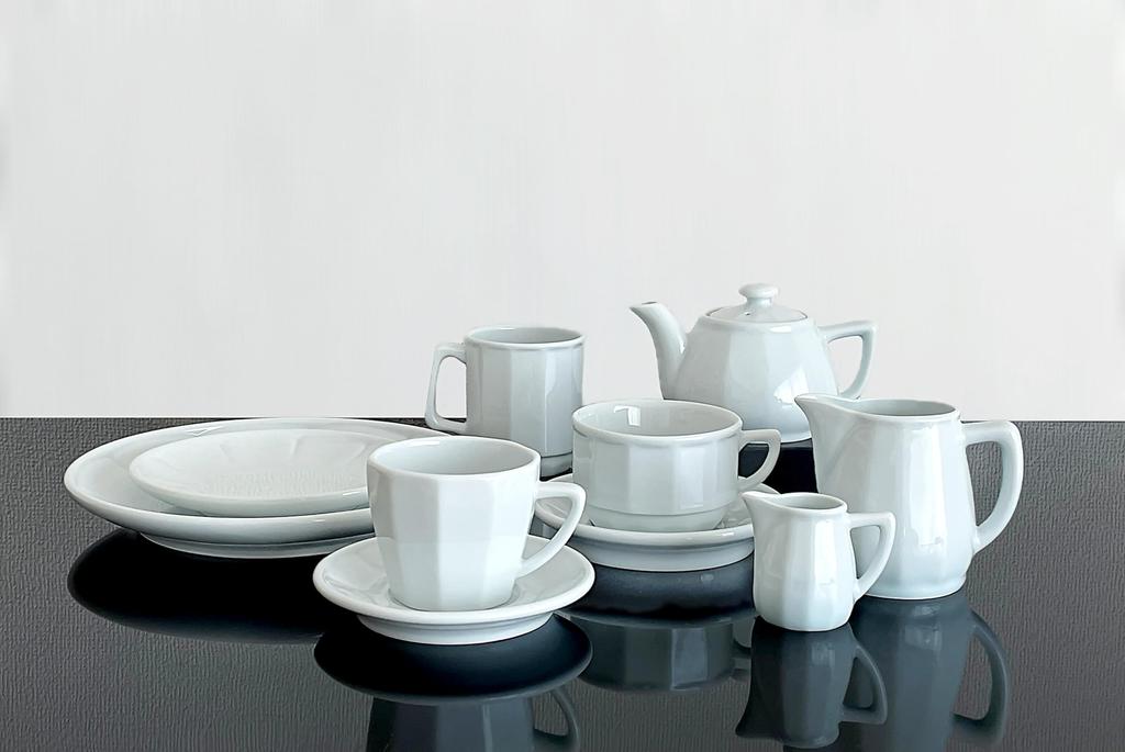 Nankai Tsusho F.O.B. COOP Cafe Teapot, White, Size Approx. 16.5 X H10.5 Cm, 0748-007