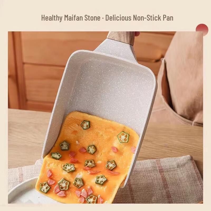 Zhi Shi Japanese Tamagoyaki Non-stick Frying Pan