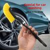 Long-Handled Wheel Hub Cleaning Brush for Cars and Motorcycles