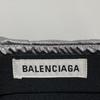 BALENCIAGA 601169 19 Silver Pleated Long Skirt skirt 34 SilverUsed