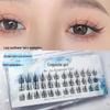 Taihua Yanghua Natural Comic Cluster False Eyelashes - Pre-Cut, Thin Stem, Daily Wear