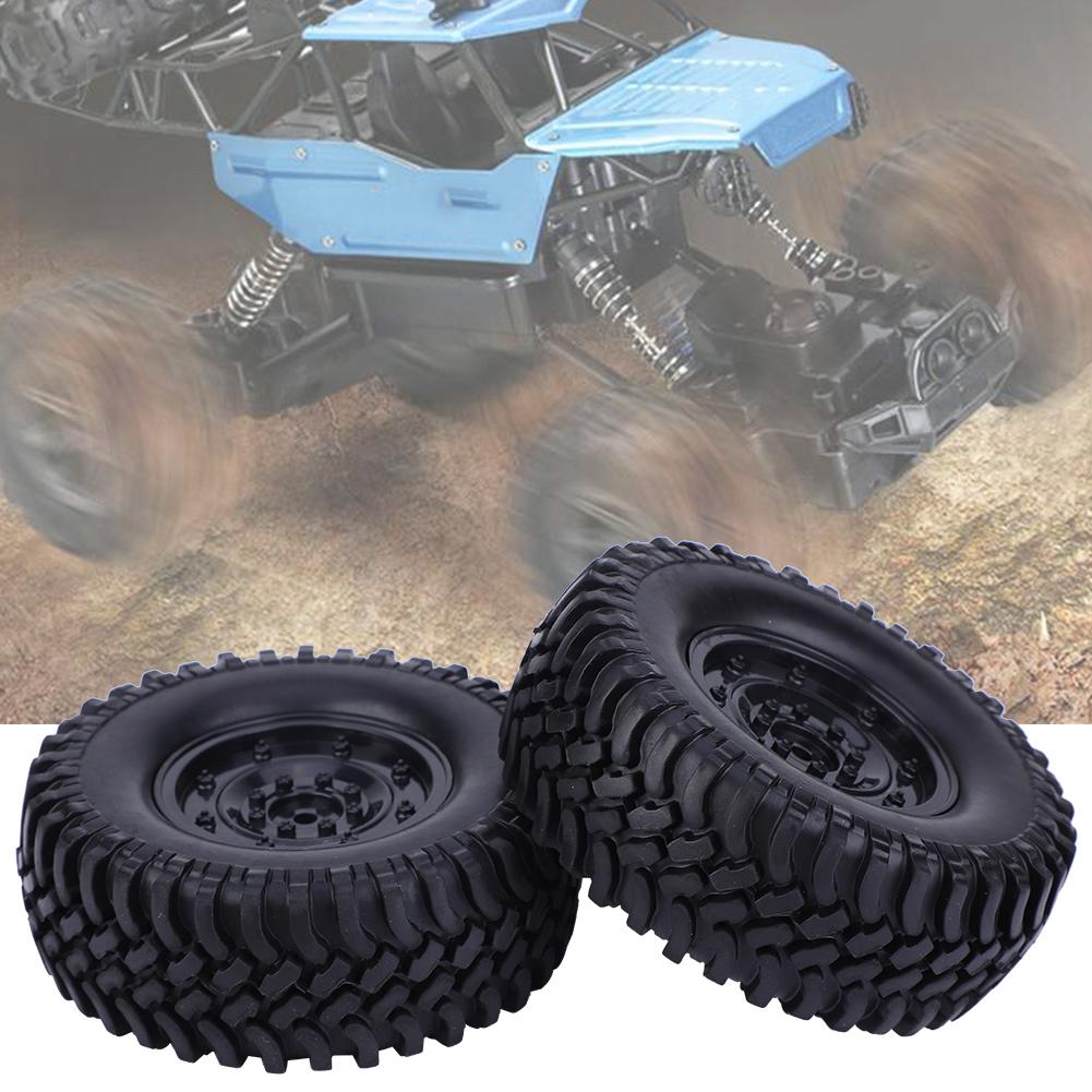 100mm Diameter Simulation RC Car Tire 1 10 Remote Control Car Tyre Replacement AccessoriesBlack