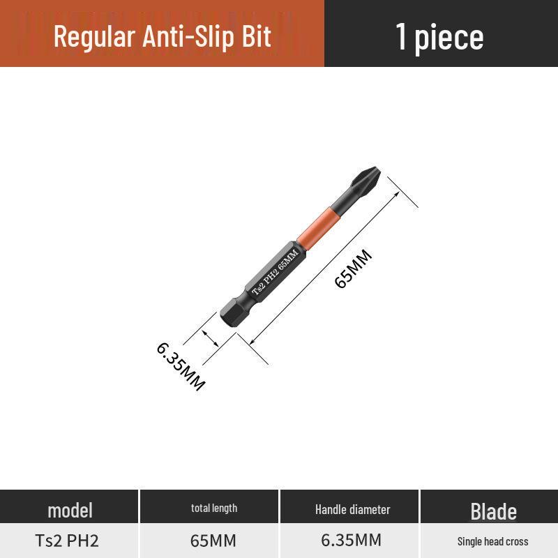 Strong Magnetic Non-Slip Tungsten Steel Phillips Bit Hex Screwdriver Set