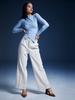 RENNESMIA High-Waisted Wide Slacks _ Light Beige
