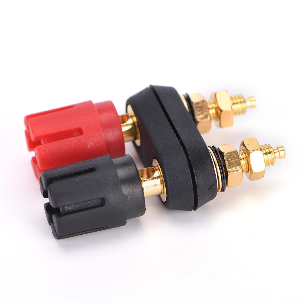 Interesting/®10Pcs Altavoz Amplificador Terminal Vinculante Post para 4mm Banana Plug Socket Conector Hembra