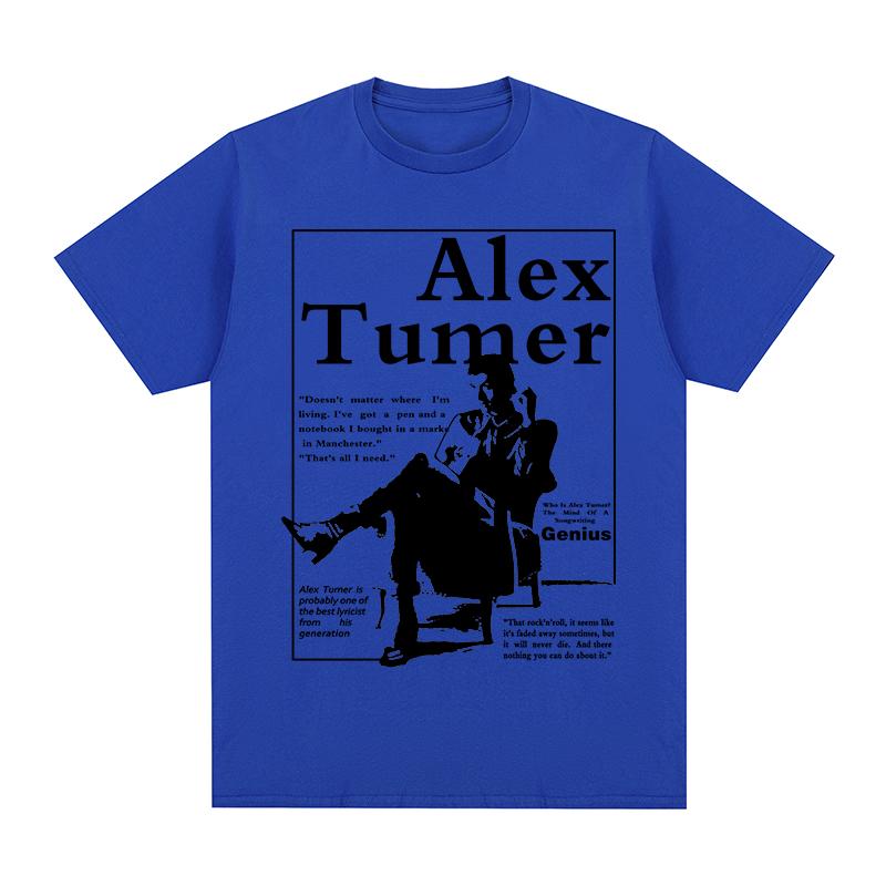 Alex turner Vintage Tshirt Arctic Monkeys Casual Harajuku Streetwear Cotton Men T shirt New Tee Tshirt Womens Tops