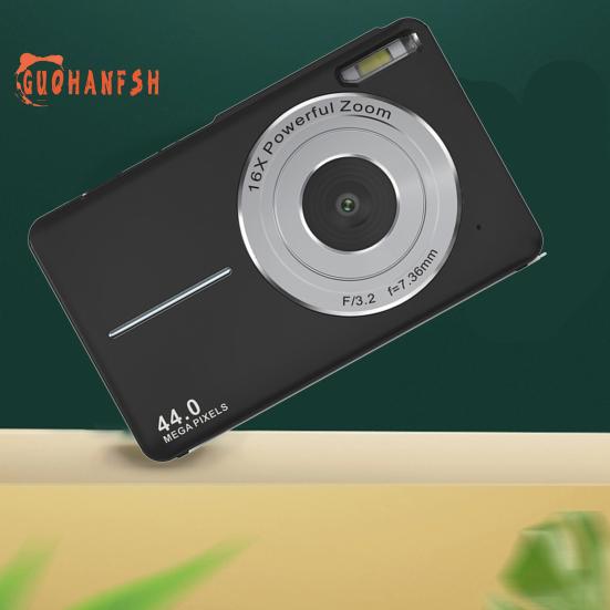 Cameră pentru studenți - 44 mega pixeli, compatibilă HD, anti vibrație, compactă, cameră digitală pentru copii, cameră mică, cadou pentru copii