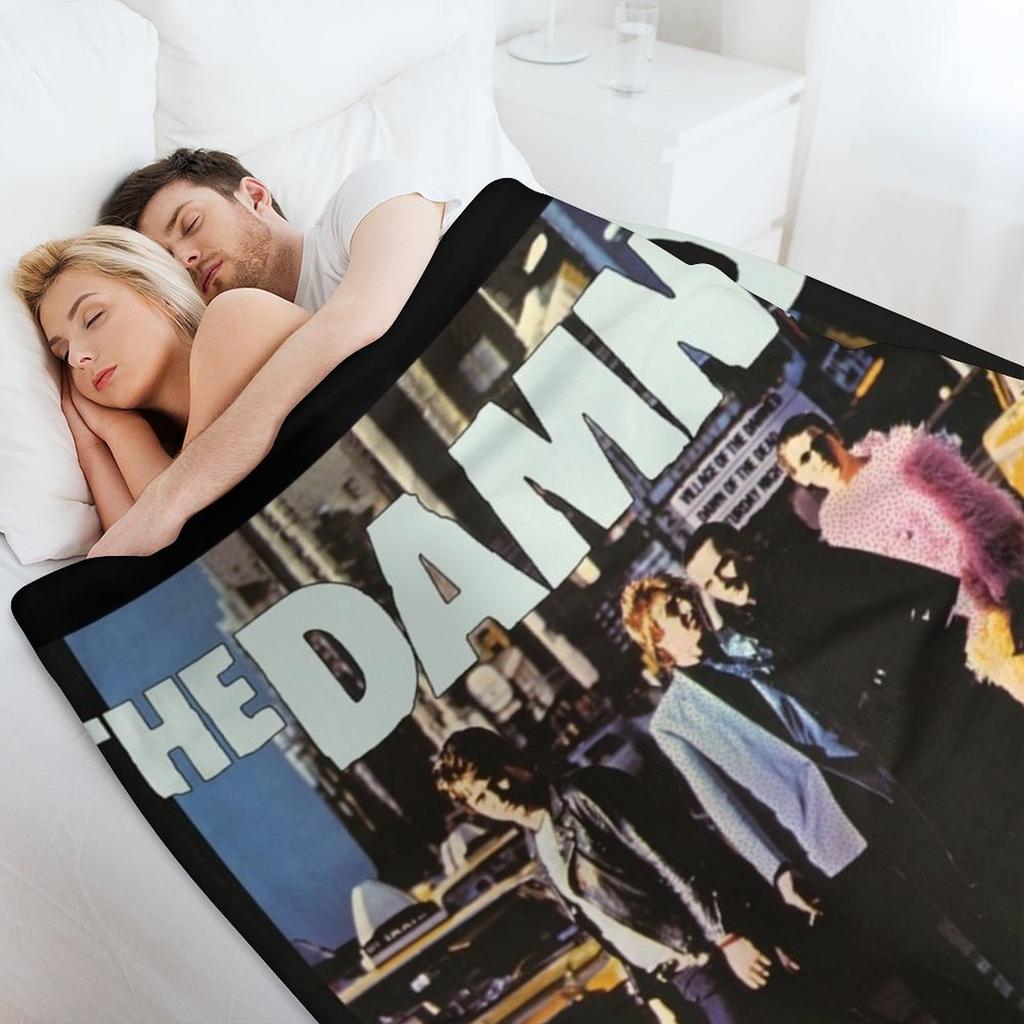 The Damned Machine Gun Etiquette 2 Throw Blanket Hairys Decoratives Warm Large Blankets