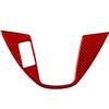 Red ABS Interior Gear Shift Cover Sticker Trim Fit For BMW X5 E53 2000-2006