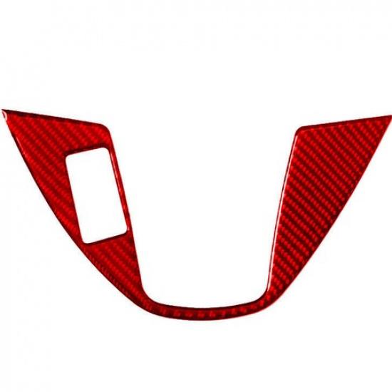 Red ABS Interior Gear Shift Cover Sticker Trim Fit For BMW X5 E53 2000-2006