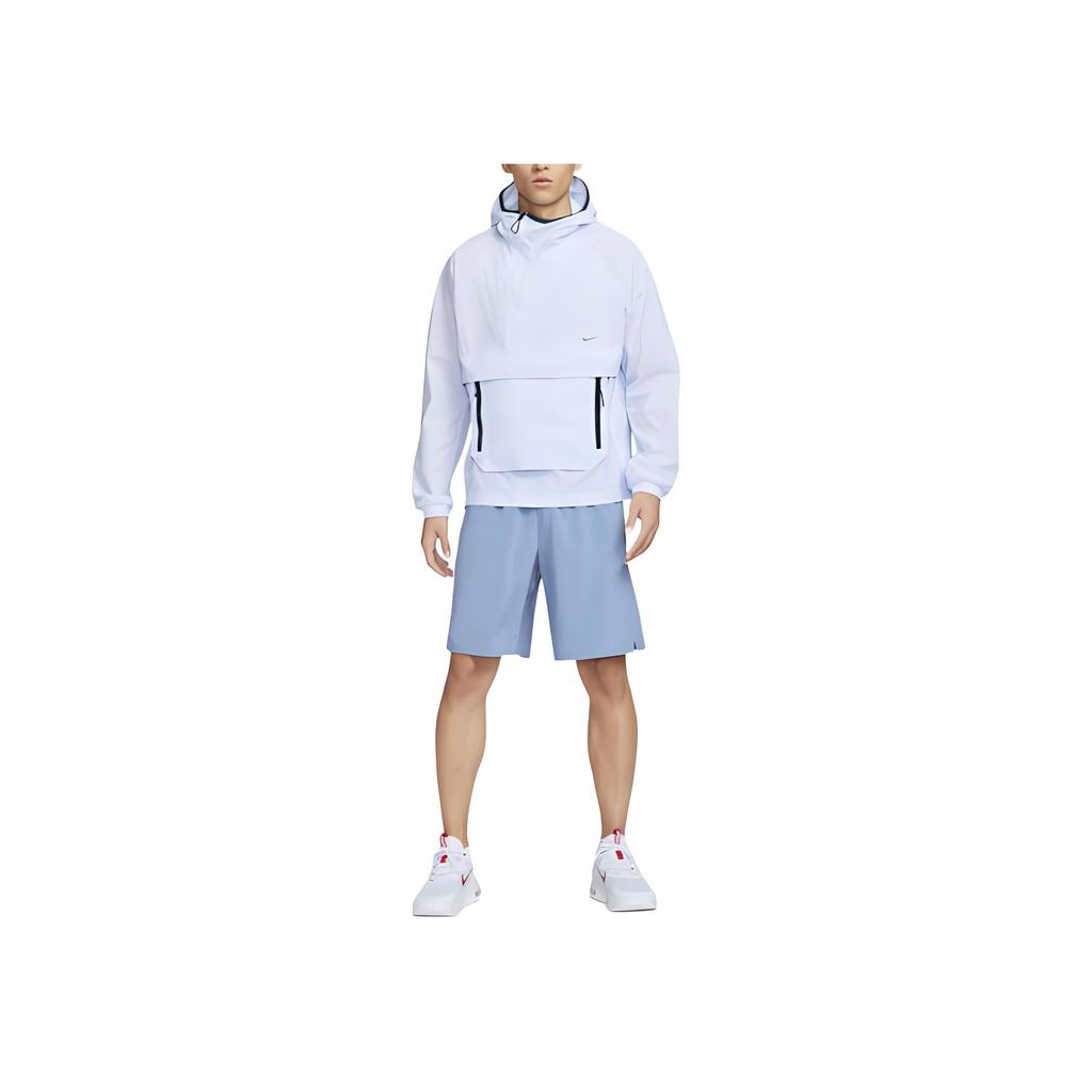 Nike Motivo Logo Tinta Unita Outdoor Casual Sport Giacca con Cappuccio Uomo Giacca Grigio Viola FN3873-085