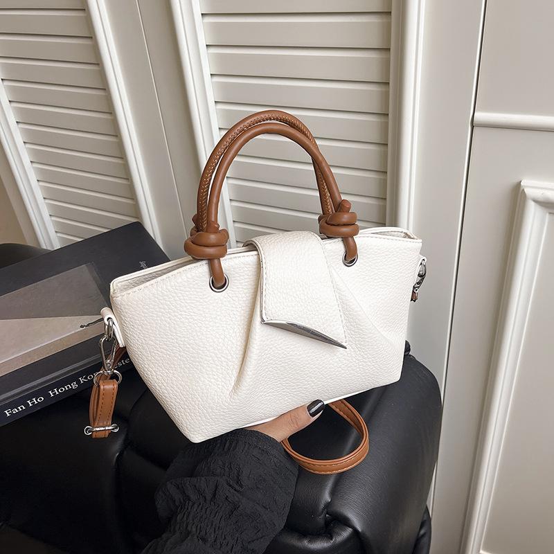 

Popular bags women s new high-end niche bucket bags versatile shoulder messenger bags белый