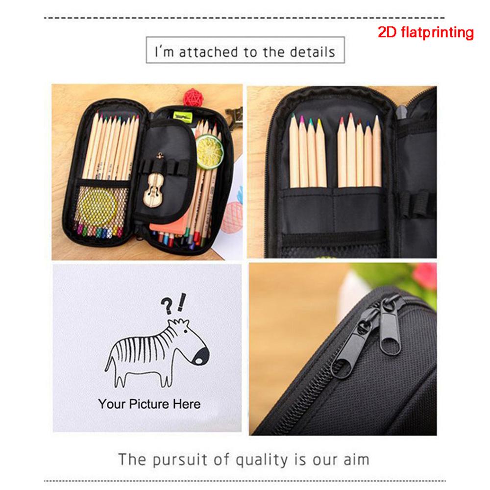 One Piece Multifunctional Double Layered Pen Case for Boy and Girls Best Gifts Cartoon School Supplies Pencil Case for Children