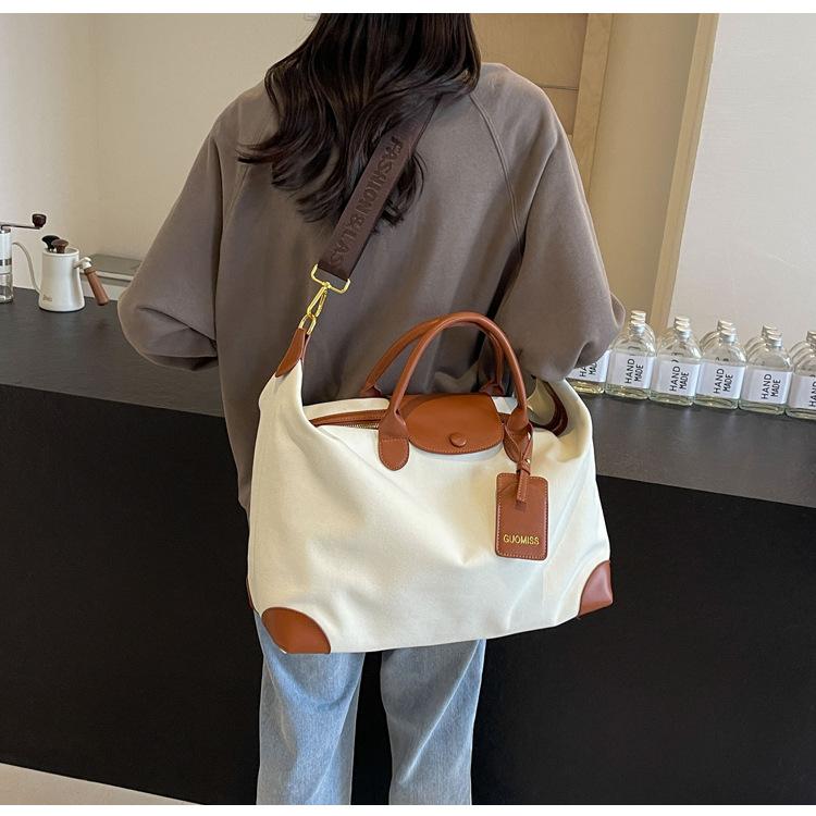 High Quality Wear-resistant Oxford Travel Bag Spring New Large Capacity Crossbody Touring Bag Unisex Portable Handheld Luggage Bag Leisure Fitness Bag