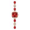 with Adjustable Bracelet Quartz Watches Rhinestone Wrist Decoration Rotundity Shaped Watch  Gift