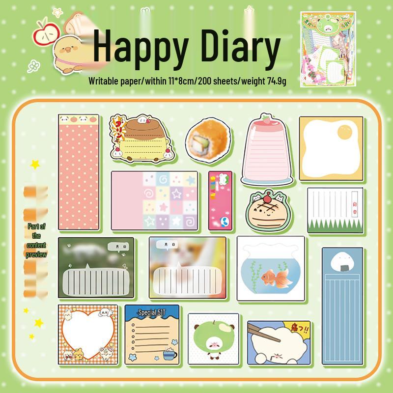 

Набор винтажных журналов Yu Xian Mood Graffiti - 200 листов для DIY-проектов