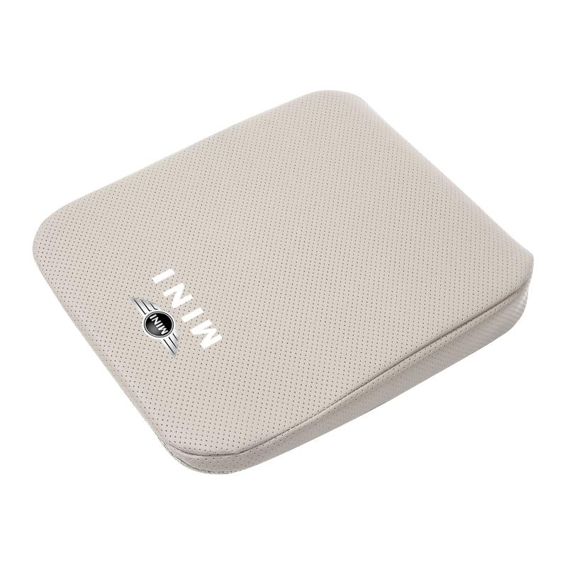 Car Seat Protection Cushion Breathable Nappa Leather Pad For MINI Cooper R56 F56 R50 JCW Cabrio Aceman Countryman Clubman Coupe