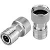 A95I-Pressure Washer Adapter 3/4" Garden Hose To 2Pcs 1/4" GHT Quick Connect For Car Wash Water Hose Nozzle Converter