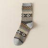 Ethnic-style Socks for Women In Spring and Autumn, Retro Mid-top, Winter Warm and Casual Cotton Socks That Make You Look Slimmer
