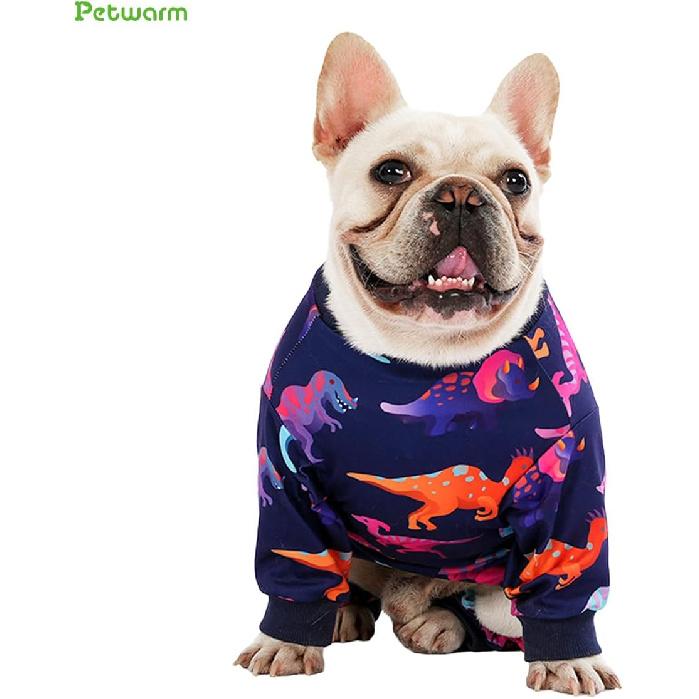 PetWarm Pajamas for Dogs, Dog Pajamas, All-Season Indoor or Outdoor Wear with Quick, Helps Contain Loose Hair on Couches and Seats, Soft Coverage