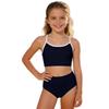 Girls Color Bikini Set Two Piece Swimsuits for Kids Summer Beach Vacation