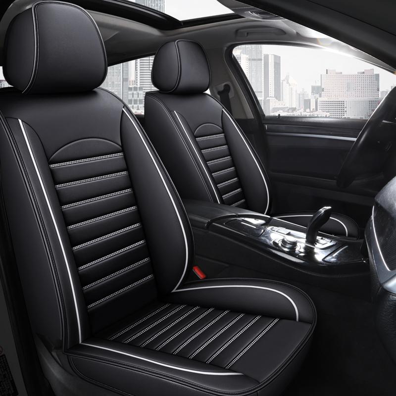 Universal Leather Car Seat Cover for Suzuki ignis Wagon r sx4 2008 Grand Vitara Jimny Swift Kizashi Accessories Seat Cover