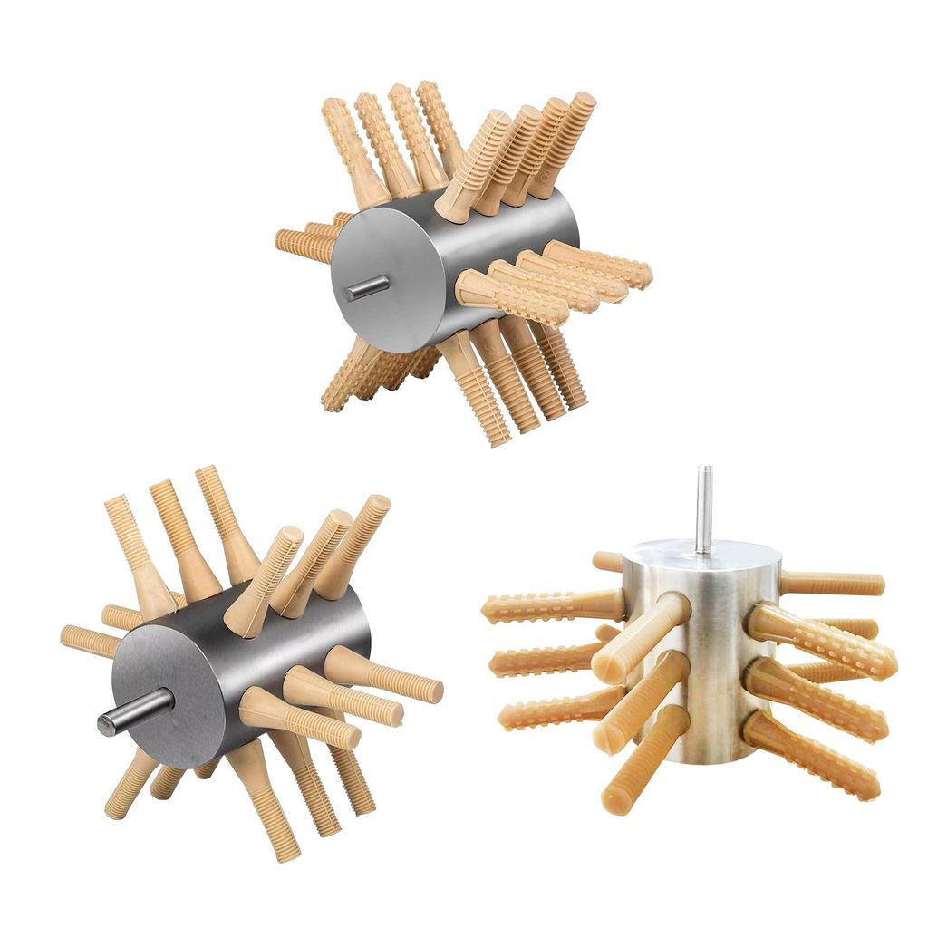 Chicken Feather Plucker Machine Semi Automatic Poultry Plucker Stable Labor Saving for Poultry Chicken Guinea Fowl Turkey Pigeon