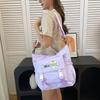 Simple And Versatile Single Shoulder Soft Girl Tote Bag, Student Large-Capacity Commuting Tutoring Class Schoolbag