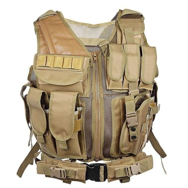 Tactical Vest Multi-pocket SWAT Army CS Hunting Vest Camping