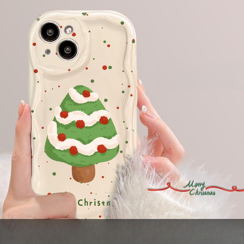 

Подходит для чехла для мобильного телефона Apple 15 IPhone 14promax/13 Полноэкранный цветной точечный Рождественская подставка 11/12 Силикон Xs iPhone 15 Pro Max