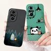 For Honor 200 Pro 5G Case ELP-AN00 Cover Cute Cartoon Panda Cat Shockproof Fundas For Honor200 Pro Bumper on Honor 200Pro Hoesje