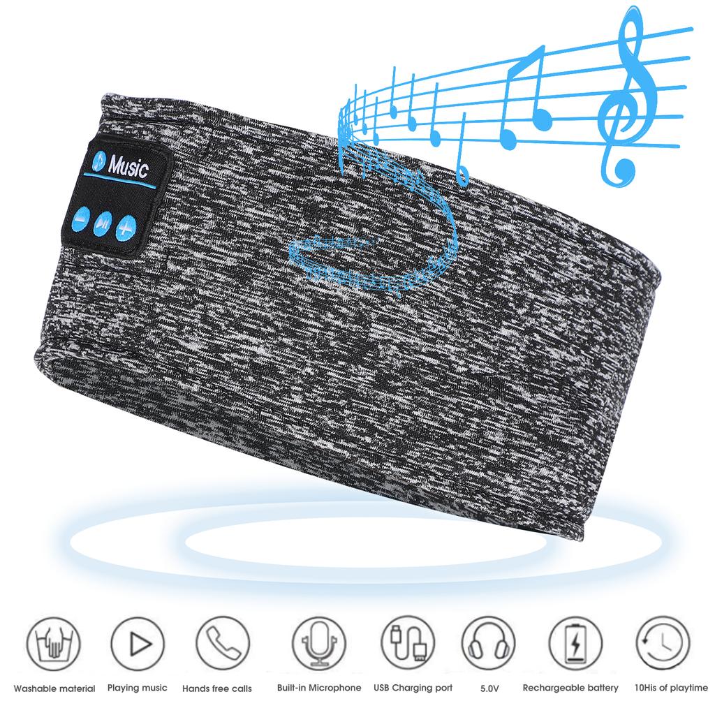 Pro Bluetooth čelenku Kation Bezdrátové volání Hudba Běh Jóga Sport Spánek Sluchátka