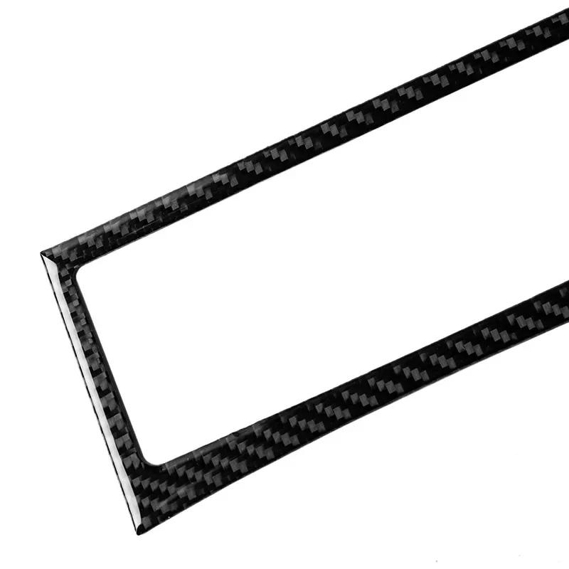 Se potrivește pentru Toyota Land Cruiser 150 Prado 2010-2017 Accesorii auto din fibră de carbon multifuncțională cu buton cadru decorativ auto autocolant